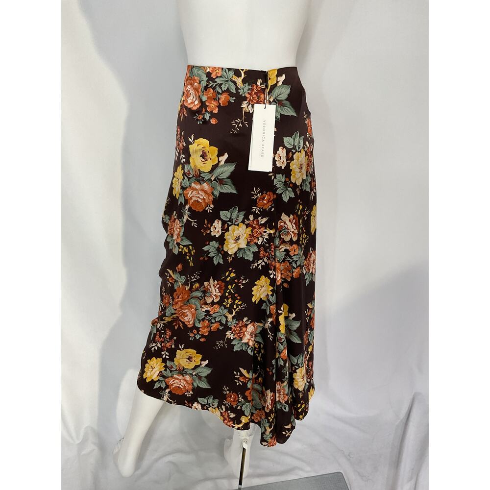 Veronica Beard 'Pixie' Black Asymmetric Floral Pr… - image 3